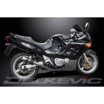 Delkevic volledig systeem Round Carbon 200mm - GSX750F SPORTS (1998-2006)