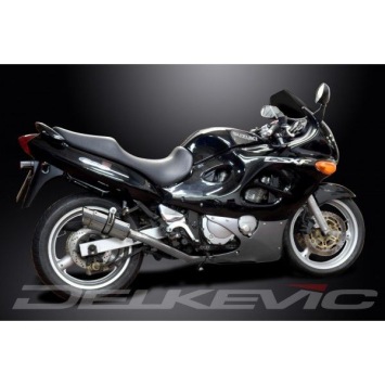 Delkevic volledig systeem Round RVS 200mm zonder e-keur - GSX750F SPORTS (1998-2006)