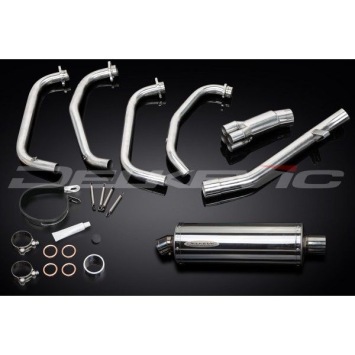 Delkevic volledig systeem Oval RVS 350mm - GSX750F SPORTS (1998-2006)