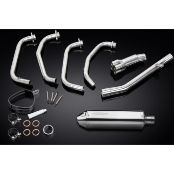 Delkevic volledig systeem Tri-Oval RVS 320mm zonder e-keur - GSX750F SPORTS (1998-2006)