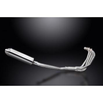 Delkevic volledig systeem Tri-Oval RVS 320mm zonder e-keur - GSX750F SPORTS (1998-2006)