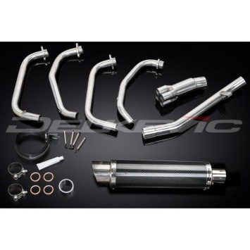 Delkevic volledig systeem Round Carbon 350mm - GSX750F SPORTS (1998-2006)