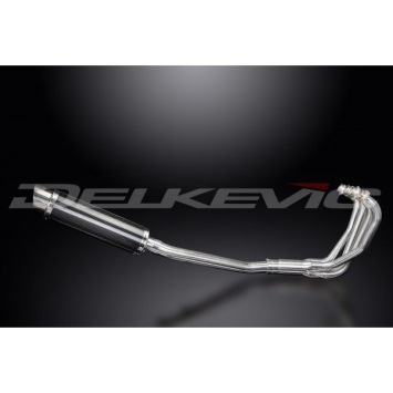 Delkevic volledig systeem Round Carbon 350mm - GSX750F SPORTS (1998-2006)