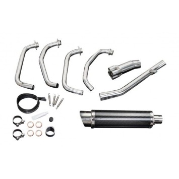 Delkevic volledig systeem Round Carbon 350mm - GSX750F SPORTS (1998-2006)