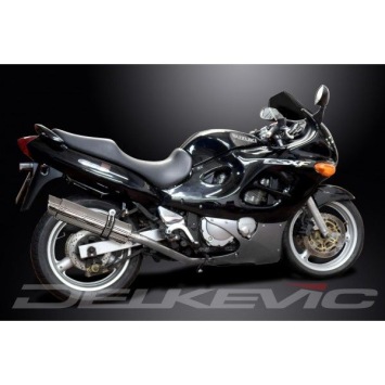 Delkevic volledig systeem Round RVS 350mm - GSX750F SPORTS (1998-2006)