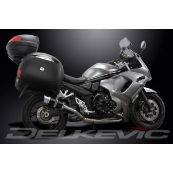 Delkevic volledig systeem Round Carbon 200mm zonder e-keur - GSX1250FA (2010-2016)