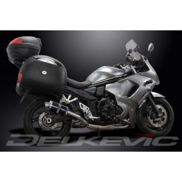 Delkevic volledig systeem Oval Carbon 225mm zonder e-keur - GSX1250FA (2010-2016)