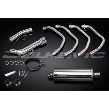 Delkevic volledig systeem Oval RVS 350mm zonder e-keur - GSX1250FA (2010-2016)