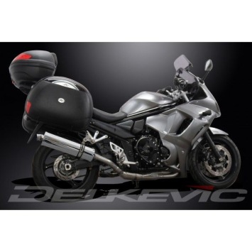 Delkevic volledig systeem Oval RVS 450mm zonder e-keur - GSX1250FA (2010-2016)