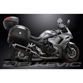 Delkevic volledig systeem Oval Carbon 450mm zonder e-keur - GSX1250FA (2010-2016)