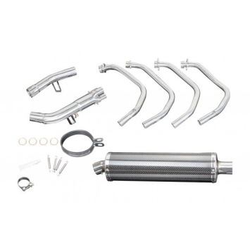 Delkevic volledig systeem Oval Carbon 450mm zonder e-keur - GSX1250FA (2010-2016)