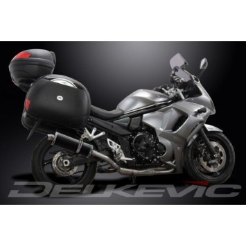 Delkevic volledig systeem Oval Carbon 350mm zonder e-keur - GSX1250FA (2010-2016)