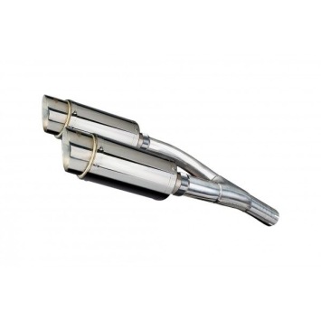 Delkevic slip-on kit Round RVS 200mm zonder e-keur - GSX1300 B KING (2008-2012)