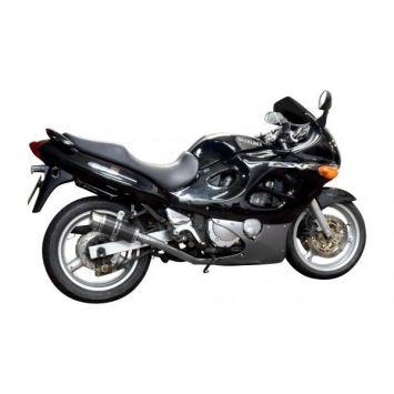 Delkevic volledig systeem Round Carbon 200mm - GSX600F (1997-2006)