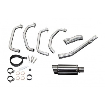 Delkevic volledig systeem Round RVS 200mm - GSX600F (1997-2006)