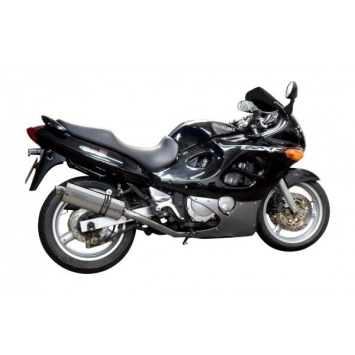 Delkevic volledig systeem Oval RVS 350mm zonder e-keur - GSX600F (1997-2006)