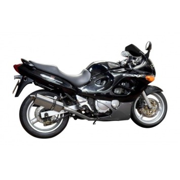 Delkevic volledig systeem Tri-Oval RVS 320mm zonder e-keur - GSX600F (1997-2006)