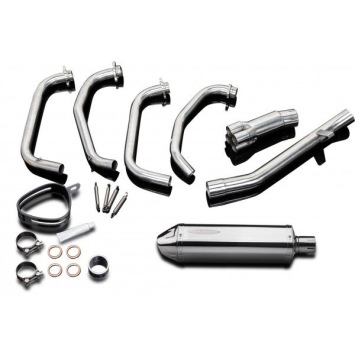 Delkevic volledig systeem Tri-Oval RVS 320mm zonder e-keur - GSX600F (1997-2006)