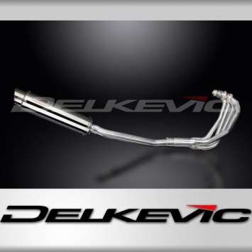 Delkevic volledig systeem Round RVS 350mm - GSX600F (1997-2006)