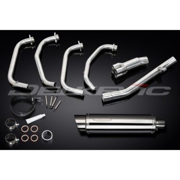 Delkevic volledig systeem Round RVS 350mm - GSX600F (1997-2006)