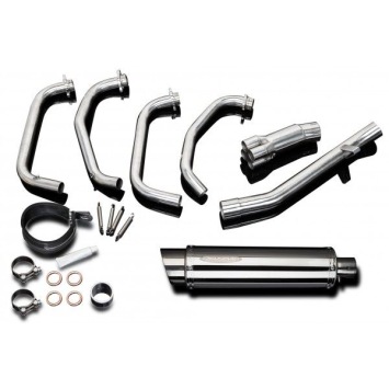 Delkevic volledig systeem Round RVS 350mm - GSX600F (1997-2006)