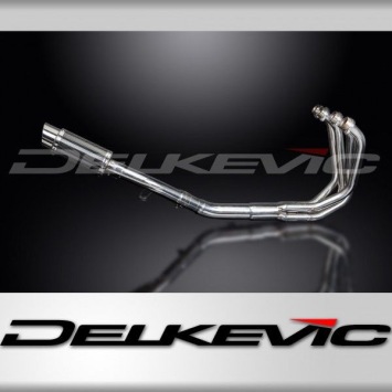 Delkevic volledig systeem Round Carbon 200mm zonder e-keur - GSX650F (2007-2016)