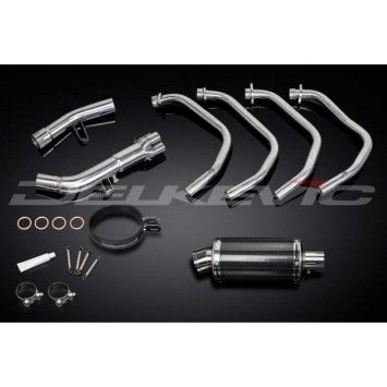 Delkevic volledig systeem Oval Carbon 225mm zonder e-keur - GSX650F (2007-2016)