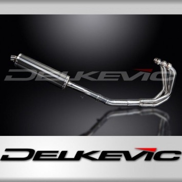 Delkevic volledig systeem Oval Carbon 450mm zonder e-keur - GSX650F (2007-2016)