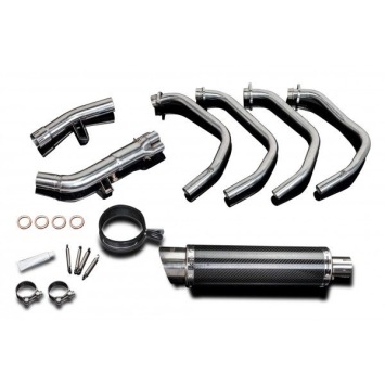 Delkevic volledig systeem Round Carbon 350mm zonder e-keur - GSX650F (2007-2016)