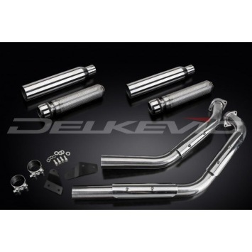 Delkevic volledig systeem Round RVS 410mm zonder e-keur - VL800 Intruder Volusia (2001-2016)