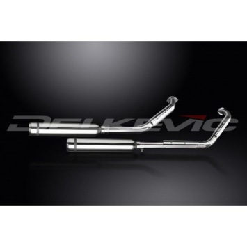 Delkevic volledig systeem Round RVS 410mm zonder e-keur - VL800 Intruder Volusia (2001-2016)