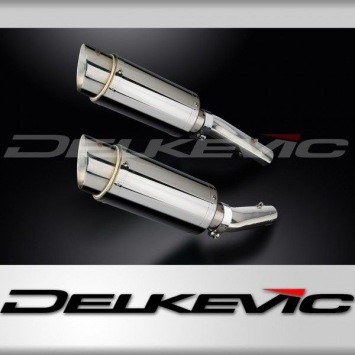 Delkevic slip-on kit Round RVS 200mm zonder e-keur - RSV 1000 R/FACTORY (2004-2010)