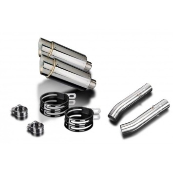 Delkevic slip-on kit Round RVS 200mm zonder e-keur - RSV 1000 R/FACTORY (2004-2010)