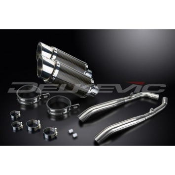 Delkevic slip-on kit Round Carbon 200mm zonder e-keur - XL1000V Varadero (1999-2014)