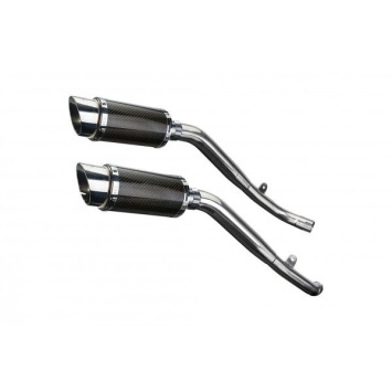 Delkevic slip-on kit Round Carbon 200mm zonder e-keur - XL1000V Varadero (1999-2014)