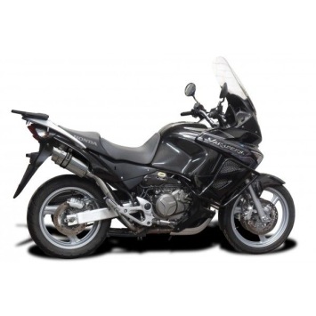 Delkevic slip-on kit Round RVS 200mm zonder e-keur - XL1000V Varadero (1999-2014)