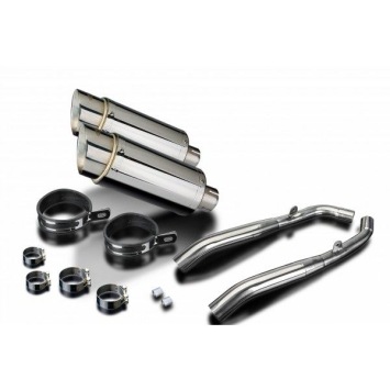 Delkevic slip-on kit Round RVS 200mm zonder e-keur - XL1000V Varadero (1999-2014)