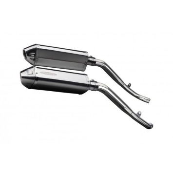 Delkevic slip-on kit Tri-Oval RVS 320mm zonder e-keur - XL1000V Varadero (1999-2014)