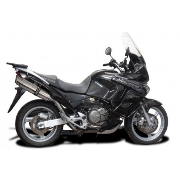 Delkevic slip-on kit Round RVS 350mm zonder e-keur - XL1000V Varadero (1999-2014)