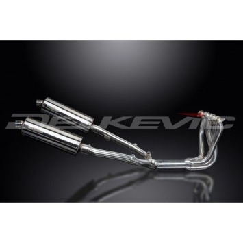 Delkevic volledig systeem Oval RVS 350mm zonder e-keur - X11 CB1100SF (1999-2002)