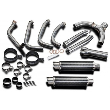 Delkevic volledig systeem Round Carbon 350mm zonder e-keur - X11 CB1100SF (1999-2002)