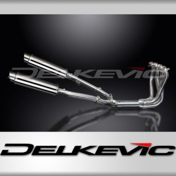 Delkevic volledig systeem Round RVS 350mm zonder e-keur - X11 CB1100SF (1999-2002)