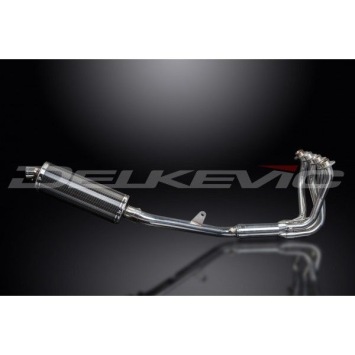 Delkevic volledig systeem Oval Carbon 350mm zonder e-keur - X11 CB1100SF (1999-2002)