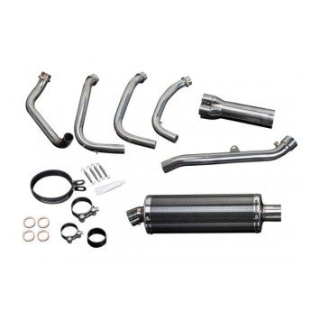 Delkevic volledig systeem Oval Carbon 350mm zonder e-keur - X11 CB1100SF (1999-2002)