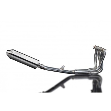 Delkevic volledig systeem Tri-Oval RVS 320mm zonder e-keur - X11 CB1100SF (1999-2002)