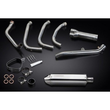 Delkevic volledig systeem Tri-Oval RVS 320mm zonder e-keur - X11 CB1100SF (1999-2002)