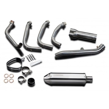 Delkevic volledig systeem Tri-Oval RVS 320mm zonder e-keur - X11 CB1100SF (1999-2002)