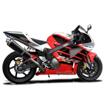 Delkevic slip-on kit Oval Carbon 450mm zonder e-keur - VTR1000SP1 (2000-2001)