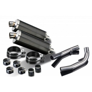 Delkevic slip-on kit Oval Carbon 350mm zonder e-keur - VTR1000SP1 (2000-2001)