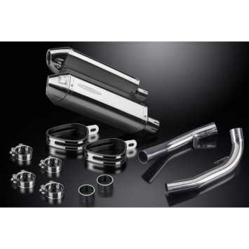 Delkevic slip-on kit Tri-Oval RVS 320mm - VTR1000SP1 (2000-2001)